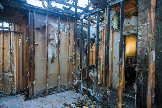 Professional Fire Damage Repair technician working in Kimball, MN